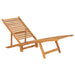 Sun Lounger Solid Teak Wood Tolopo