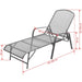 Sun Lounger Steel Anthracite Axixp