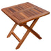 Sun Lounger With Table Solid Acacia Wood Axpka