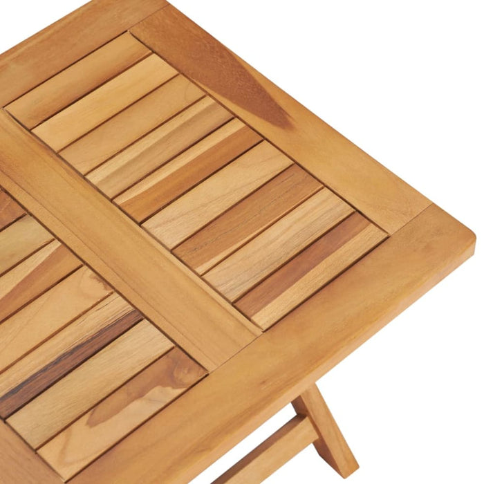 Sun Lounger with Table Solid Teak Wood Anboi