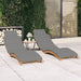 Sun Loungers 2 Pcs with Cushions Solid Wood Teak Toatlta