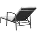 Sun Loungers 2 Pcs with Table Poly Rattan Black Toiltn