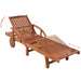 Sun Loungers 2 Pcs With Table Solid Acacia Wood Xiallx