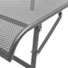 Sun Loungers 2 Pcs with Table Steel Anthracite Axixi