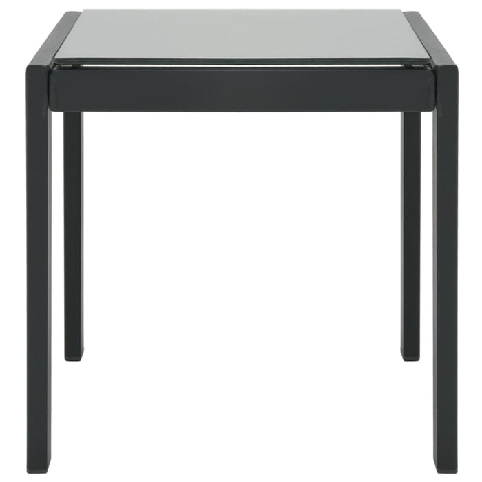 Sun Loungers 2 Pcs with Table Textilene and Steel Ainai