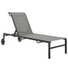 Sun Loungers 2 Pcs with Table Textilene and Steel Ainai