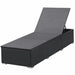 Sun Loungers with Cushions 2 Pcs Poly Rattan Black Xiibnn