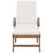 Sun Loungers with Cushions 2 Pcs Solid Teak Wood Cream