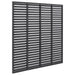 Louver Fence Wpc 180x180 Cm Grey Tonobi