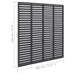 Louver Fence Wpc 180x180 Cm Grey Tonobi