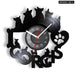 Love you to the Moon Corgi Vinyl Record Clock