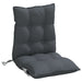 Lowback Chair Cushions 4 Pcs Anthracite Oxford Fabric Tiilix