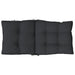 Lowback Chair Cushions 4 Pcs Black Oxford Fabric Tiilkt