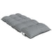 Lowback Chair Cushions 4 Pcs Grey Oxford Fabric Tiilip