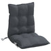 Lowback Chair Cushions 6 Pcs Anthracite Oxford Fabric Tiilit