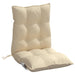 Lowback Chair Cushions 6 Pcs Beige Oxford Fabric Tiilnx