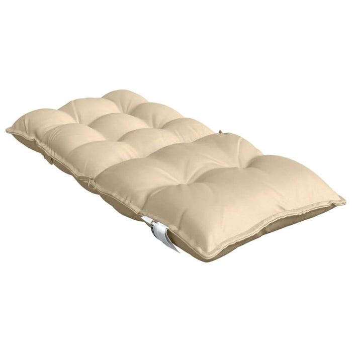 Lowback Chair Cushions 6 Pcs Beige Oxford Fabric Tiilnx