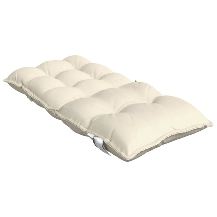 Lowback Chair Cushions 6 Pcs Cream Oxford Fabric Tiilik