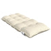 Lowback Chair Cushions 6 Pcs Cream Oxford Fabric Tiilik