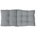 Lowback Chair Cushions 6 Pcs Grey Oxford Fabric Tiilil