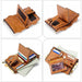 Lt3539 Cowhide Leather Zipper Buckle Anti-magnetic Rfid