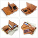 Lt3539 Cowhide Leather Zipper Buckle Anti-magnetic Rfid