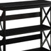 Lucas 3-tier Bookshelf - Black