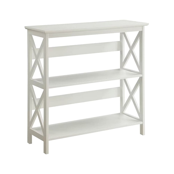 Lucas 3-tier Bookshelf - White
