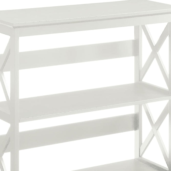 Lucas 3-tier Bookshelf - White