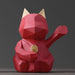 Lucky Cat Figurine Decorative Cute Piggy Bank for Children