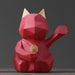 Lucky Cat Figurine Decorative Cute Piggy Bank for Children