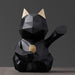 Lucky Cat Figurine Decorative Cute Piggy Bank for Children