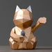 Lucky Cat Figurine Decorative Cute Piggy Bank for Children