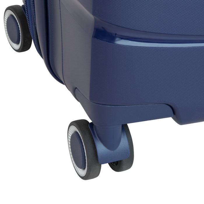 3Pc Eos Luggage Set Hard Shell Suitcase Abs+Pc - Blue