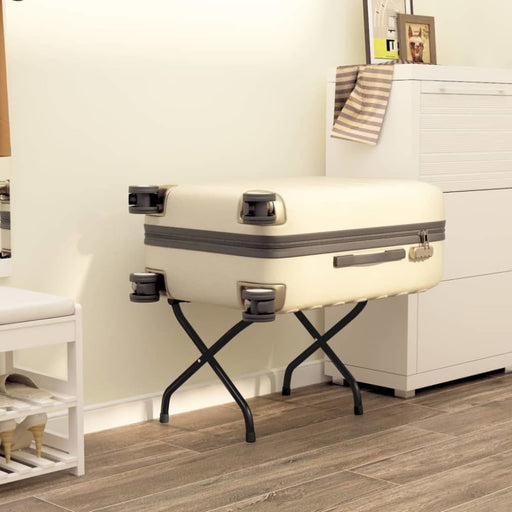 Luggage Rack with Backrest Black 56x39x52 Cm Optbip