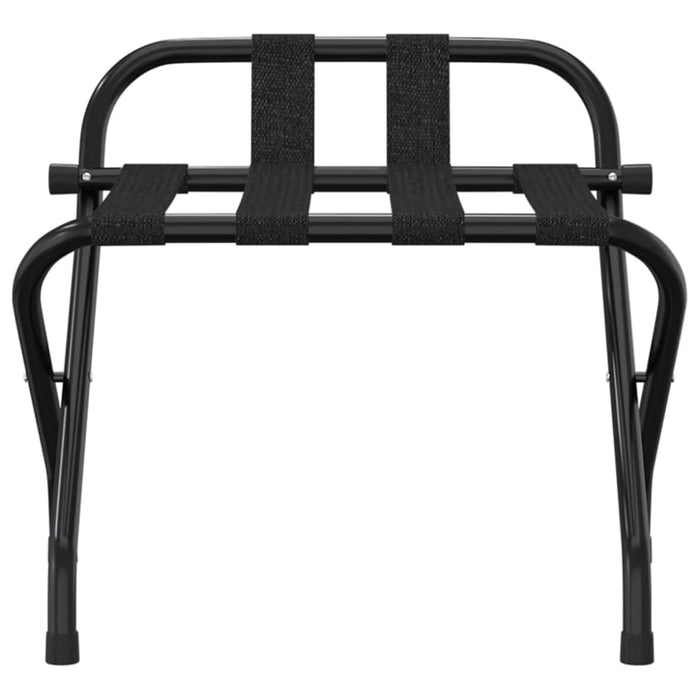 Luggage Rack with Backrest Black 56x39x52 Cm Optbip