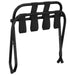 Luggage Rack with Backrest Black 56x39x52 Cm Optbip