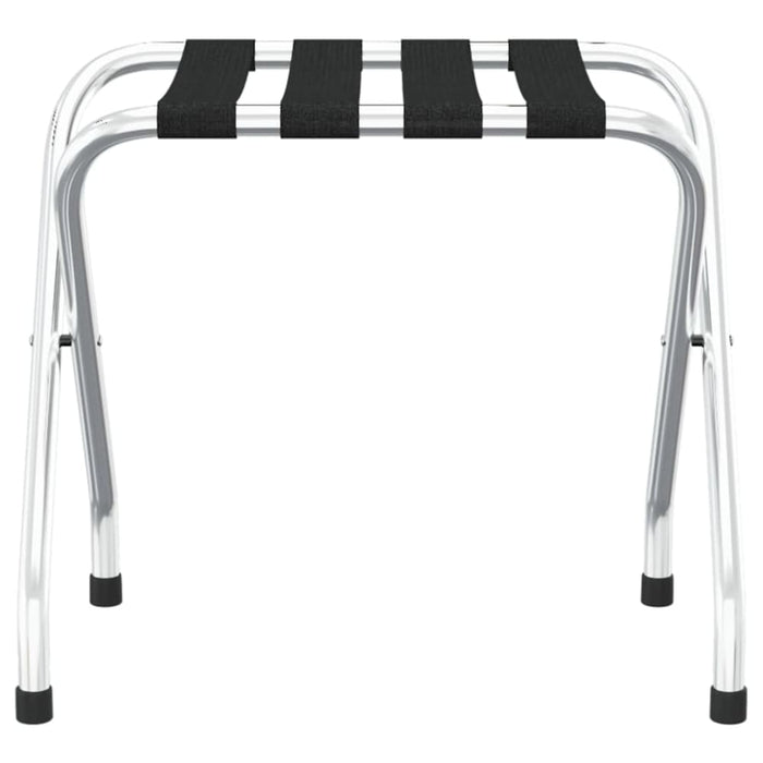 Luggage Rack Black And Silver 56x40x49 Cm Optbil