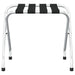Luggage Rack Black And Silver 56x40x49 Cm Optbil