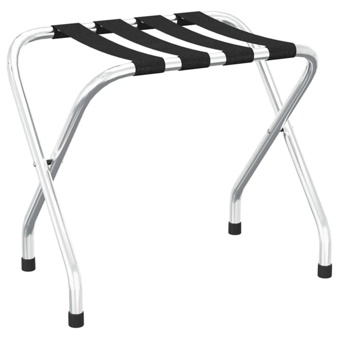 Luggage Rack Black And Silver 56x40x49 Cm Optbil