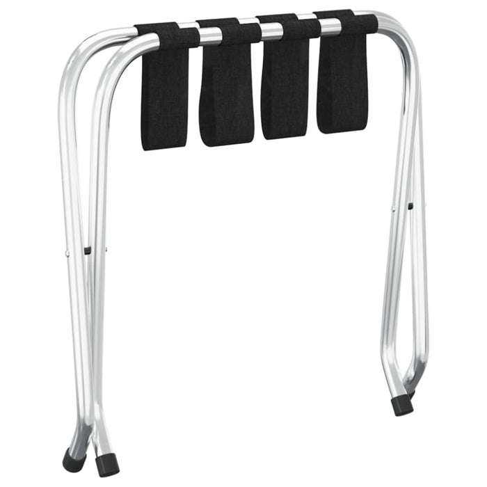Luggage Rack Black And Silver 56x40x49 Cm Optbil
