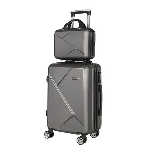 2pc Luggage Trolley Suitcase 12 28 Carry On Travel Stoage