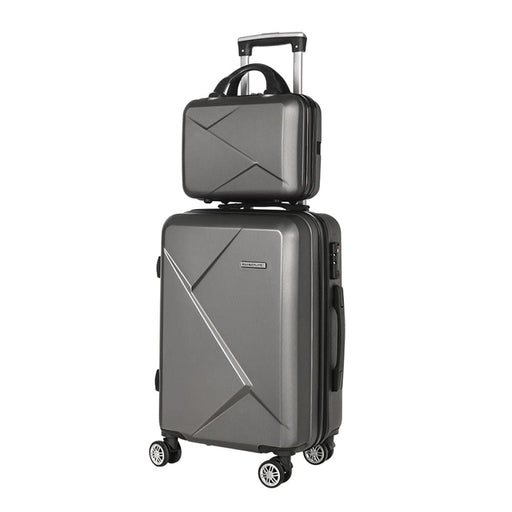 Goslash Picks 2pc Luggage Trolley Suitcase 12’ 28’ Carry