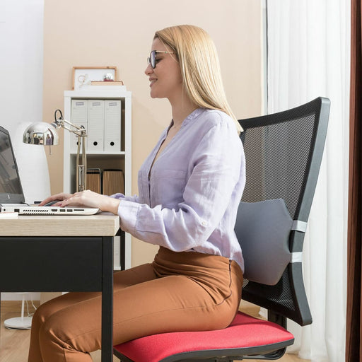 Gel Lumbar Cushion with Removable Cover Glushion Innovagoods