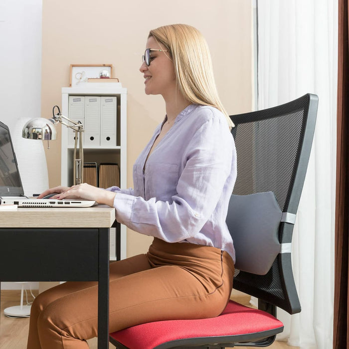 Gel Lumbar Cushion with Removable Cover Glushion Innovagoods