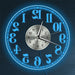 Led Luminous Backwards Wall Clock