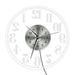 Led Luminous Backwards Wall Clock