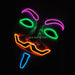 Luminous Led Neon Light Mask v for Vendetta Guy Fawkes