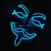 Luminous Led Neon Light Mask v for Vendetta Guy Fawkes