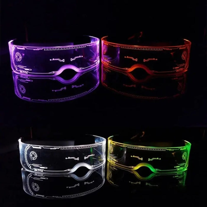 Led Luminous Vintage Colourful Light Up Glasses for Party